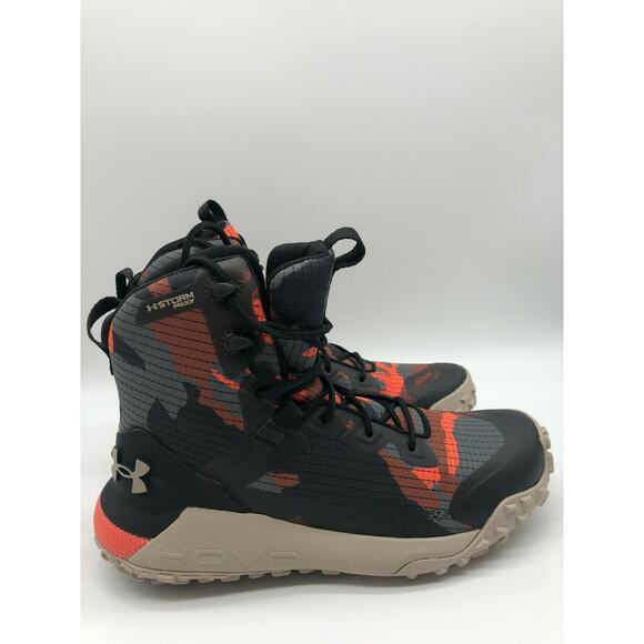 Under Armour UA HOVR Dawn Grid Boots Hiking Camo 3023688-600 Men's 6 Women's 7.5